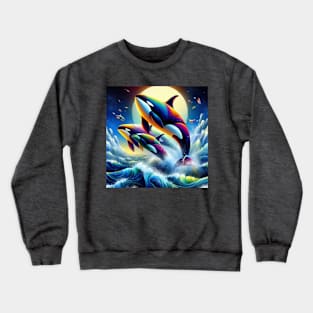 Beautiful Orcas . Crewneck Sweatshirt